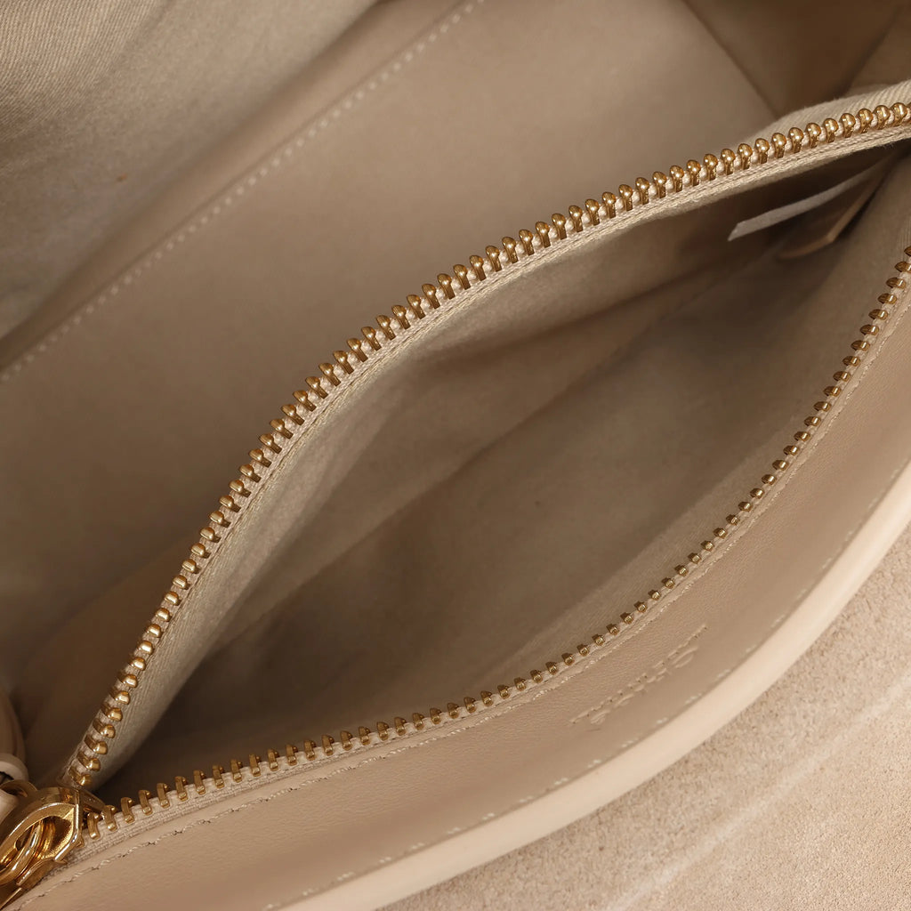 Chloe Tess Day Leather 2Way Handbag in Beige