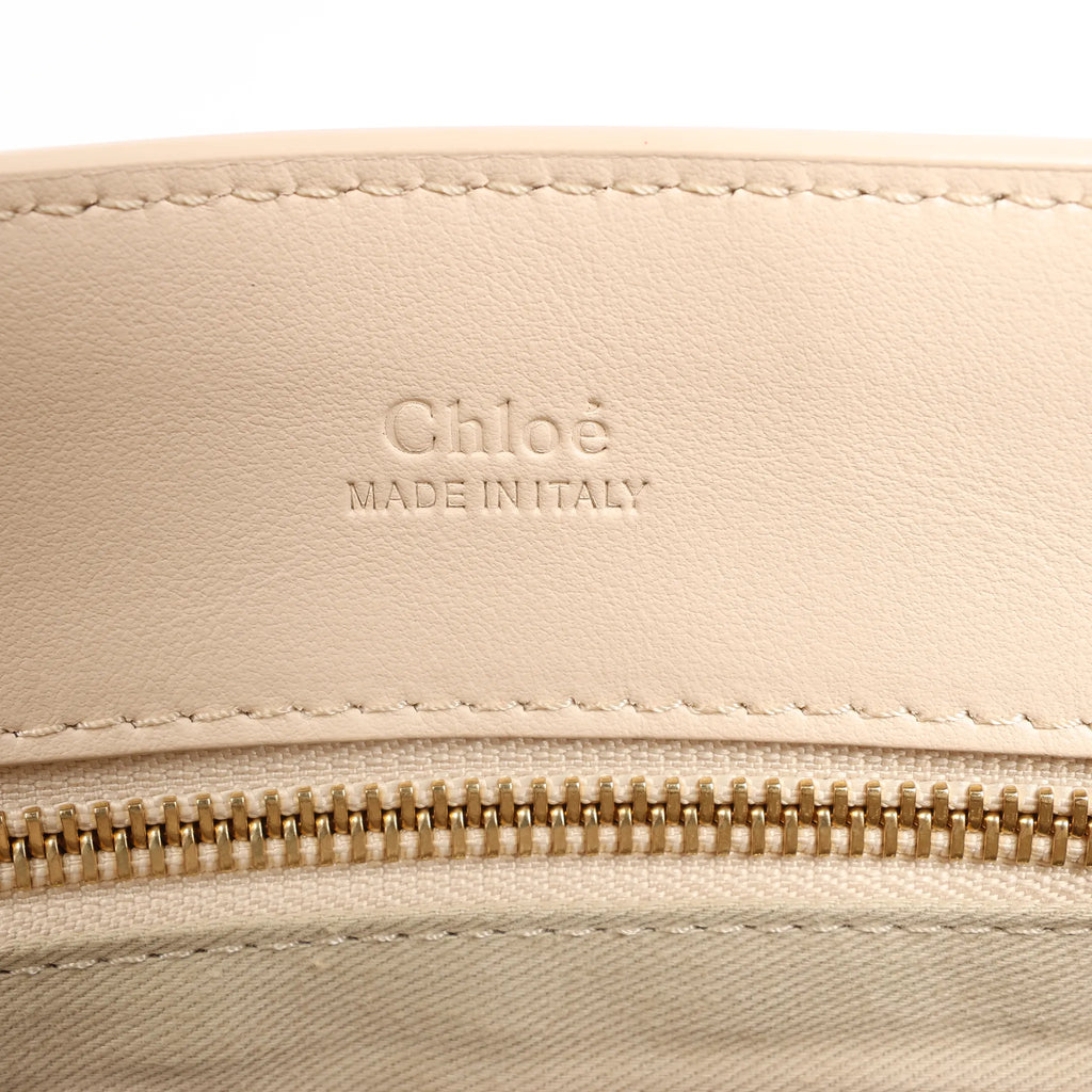 Chloe Tess Day Leather 2Way Handbag in Beige