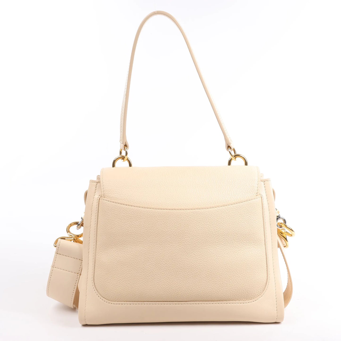 Chloe Tess Day Leather 2Way Handbag in Beige