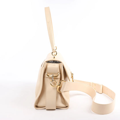 Chloe Tess Day Leather 2Way Handbag in Beige