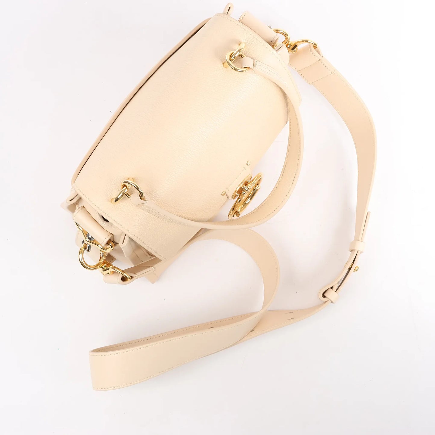 Chloe Tess Day Leather 2Way Handbag in Beige