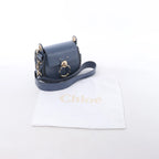 Chloe Tess Small Leather 2Way Shoulder Bag in Blue