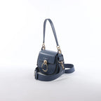 Chloe Tess Small Leather 2Way Shoulder Bag in Blue