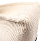 CHLOE Woody Large Canvas & Leather Tote Shoulder bag in Beige x Brown