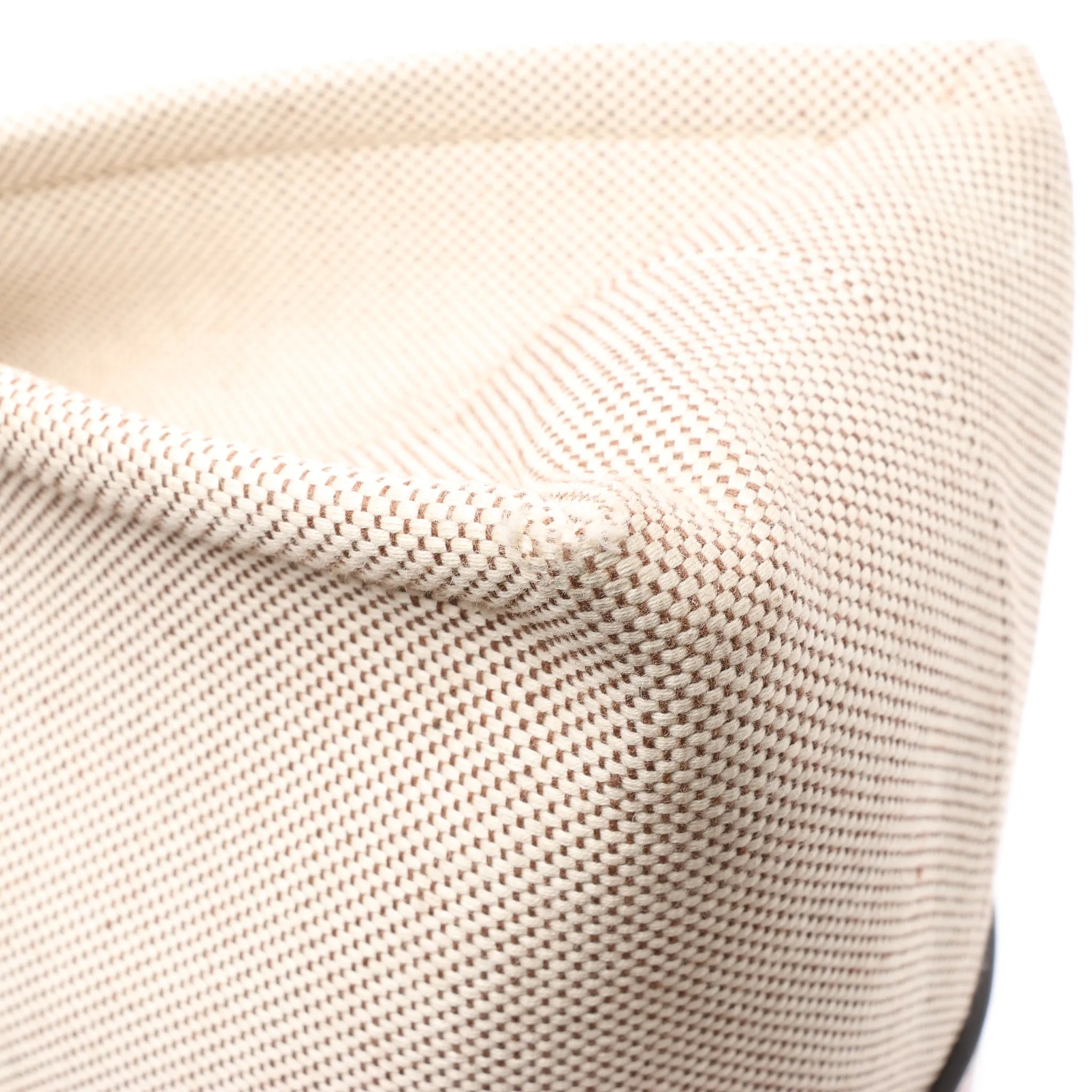 CHLOE Woody Large Canvas & Leather Tote Shoulder bag in Beige x Brown