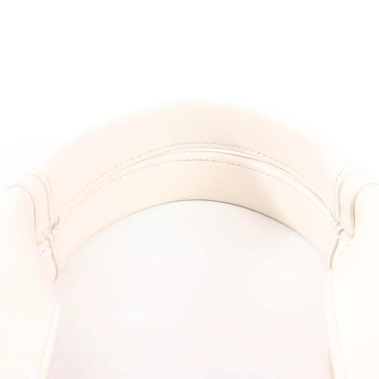 Chloé Woody Medium Leather Handbag in White