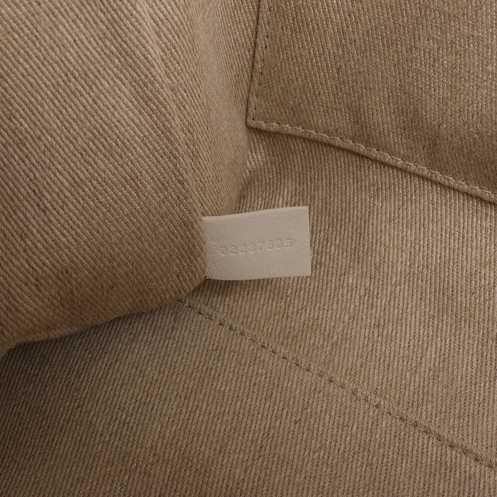 Chloé Woody Medium Leather Handbag in White