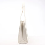 Chloé Woody Medium Leather Handbag in White