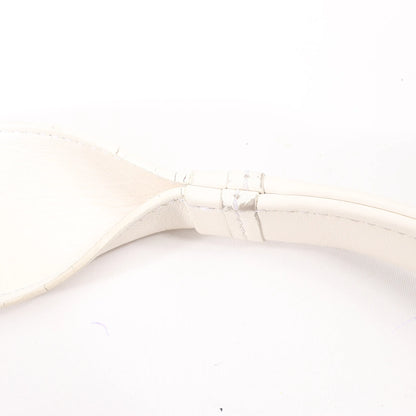 Chloé Woody Medium Leather Handbag in White