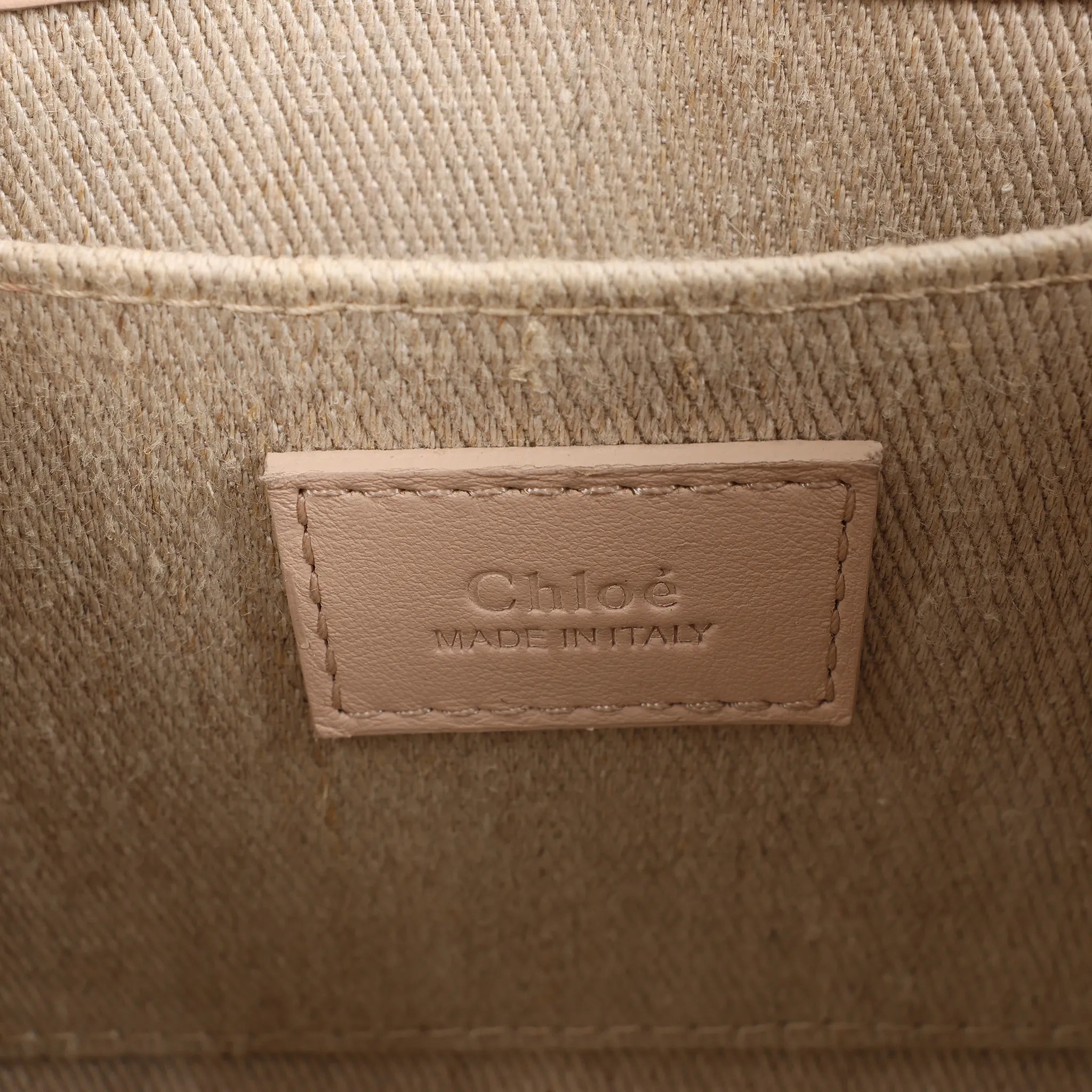Chloé Woody Mini Leather 2Way Handbag in Pink