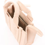 Chloé Woody Mini Leather 2Way Handbag in Pink