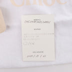 Chloé Woody North South Canvas & Leather 2Way Handbag in Beige x Brown