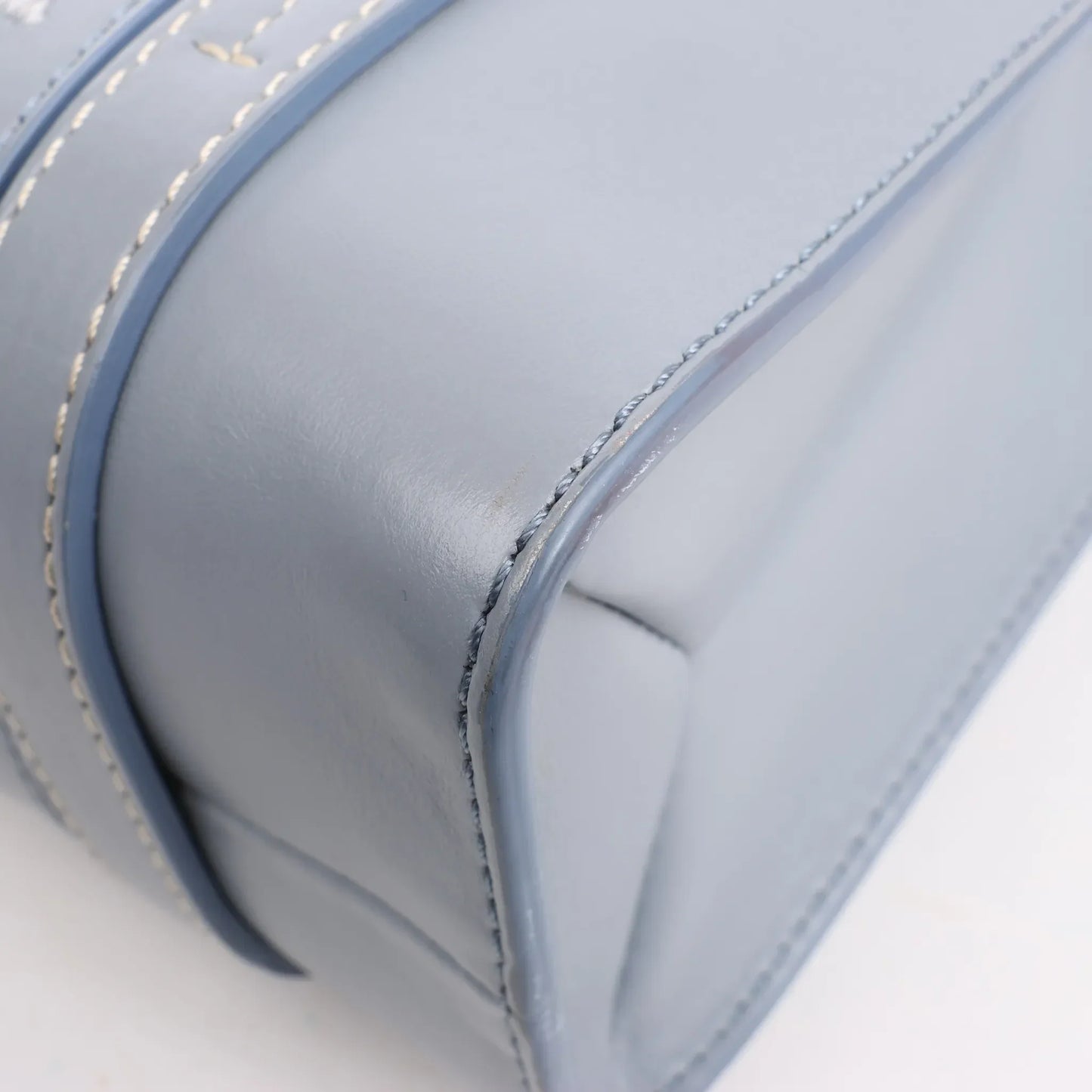 Chloé Woody Small Leather 2Way Handbag in Blue