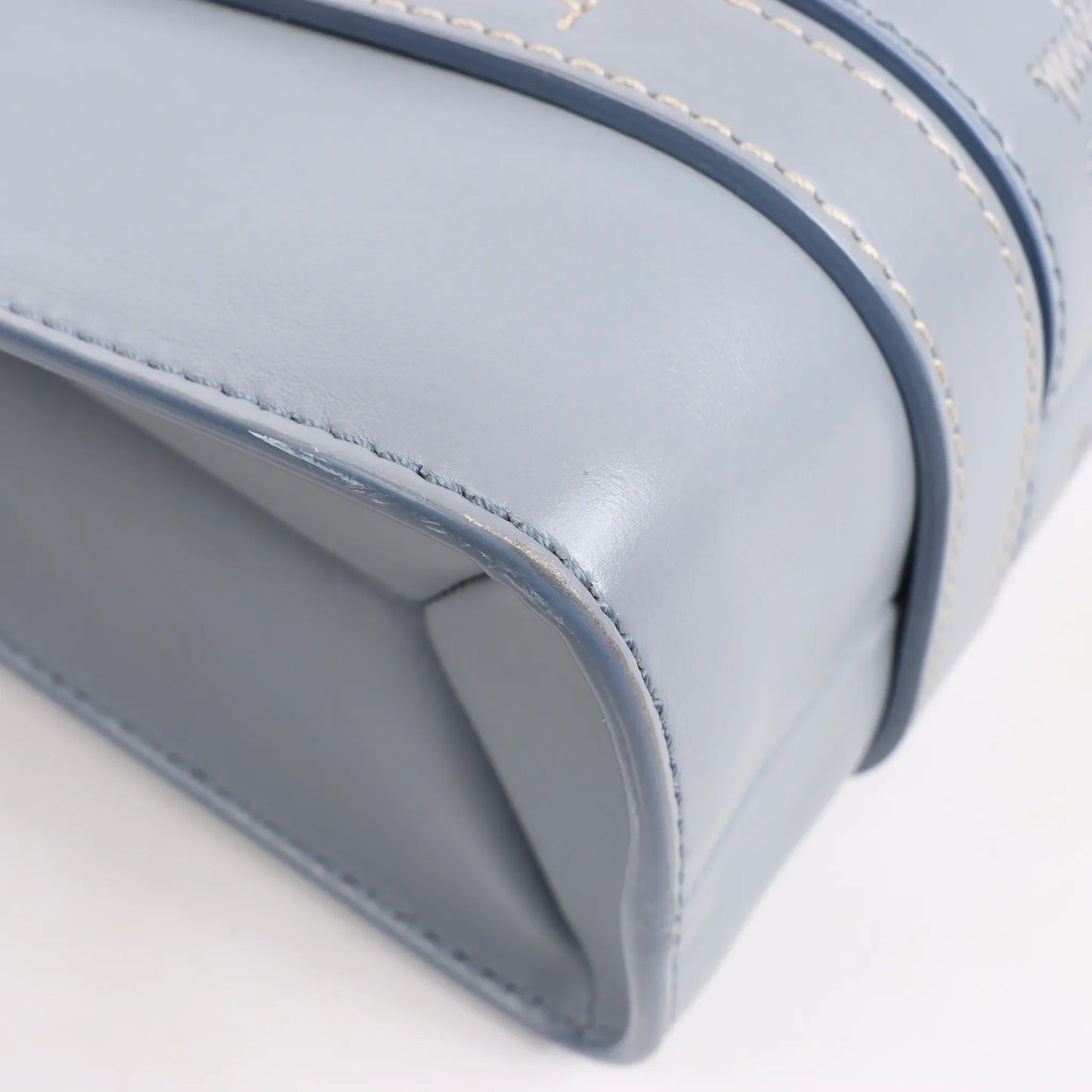 Chloé Woody Small Leather 2Way Handbag in Blue