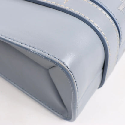 Chloé Woody Small Leather 2Way Handbag in Blue