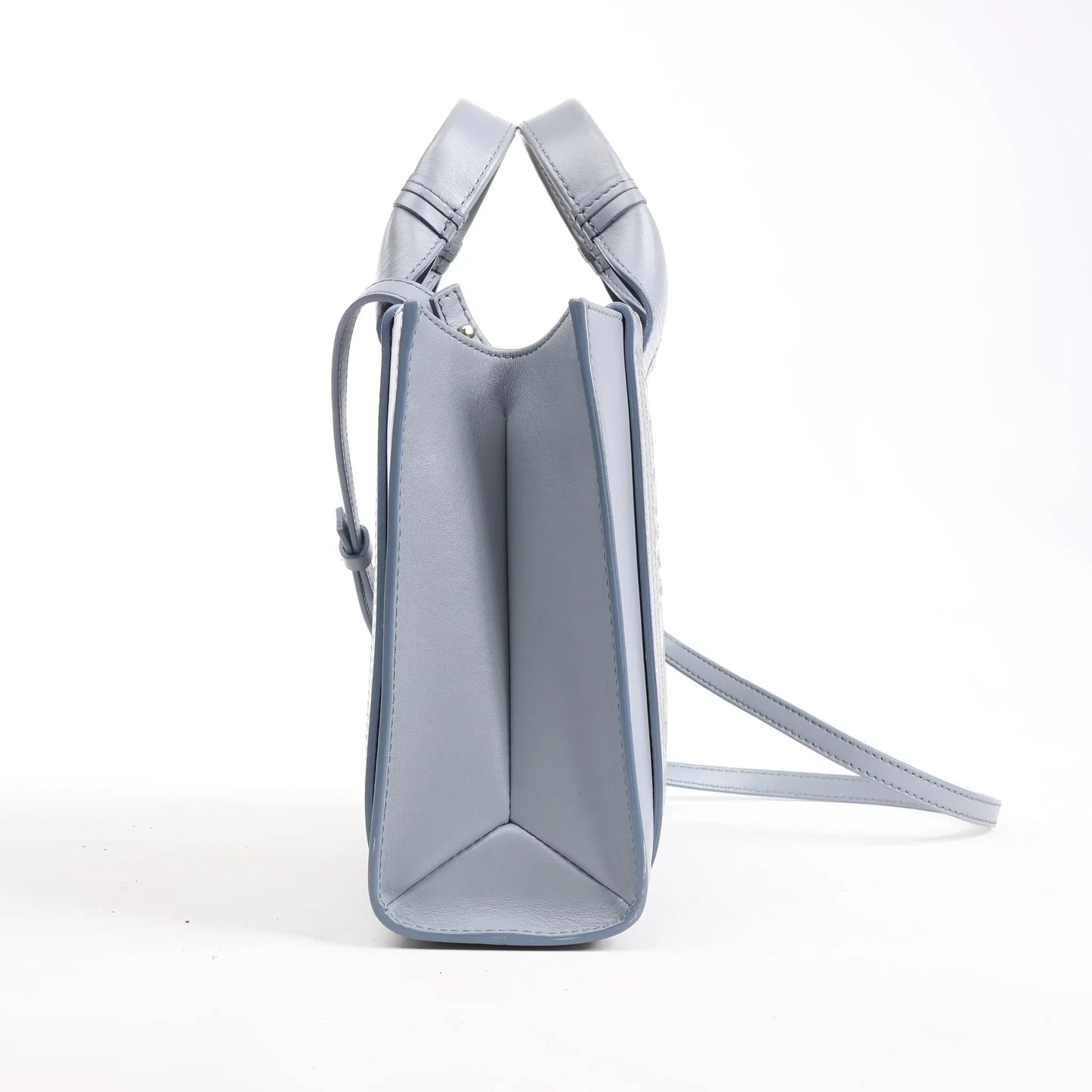 Chloé Woody Small Leather 2Way Handbag in Blue