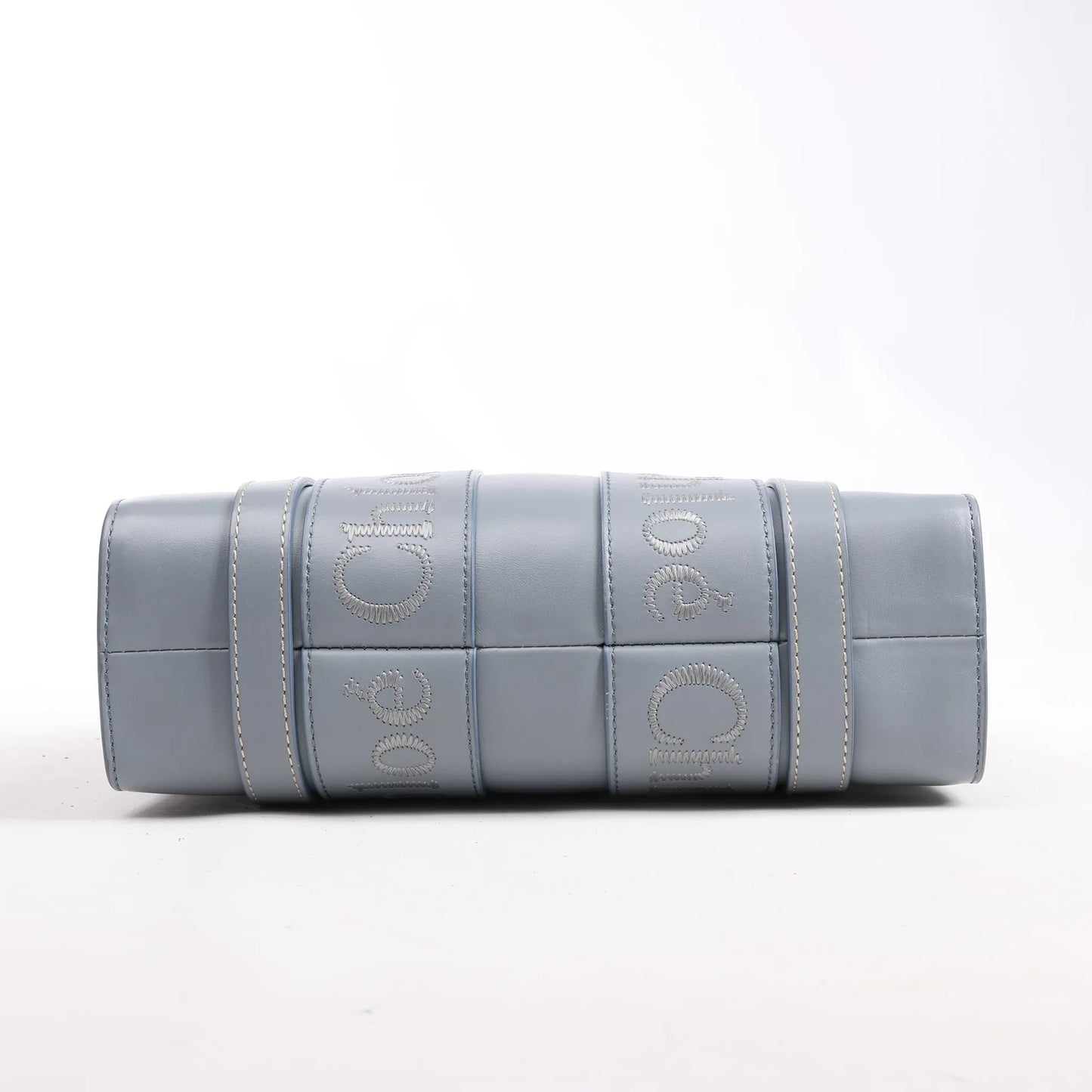 Chloé Woody Small Leather 2Way Handbag in Blue