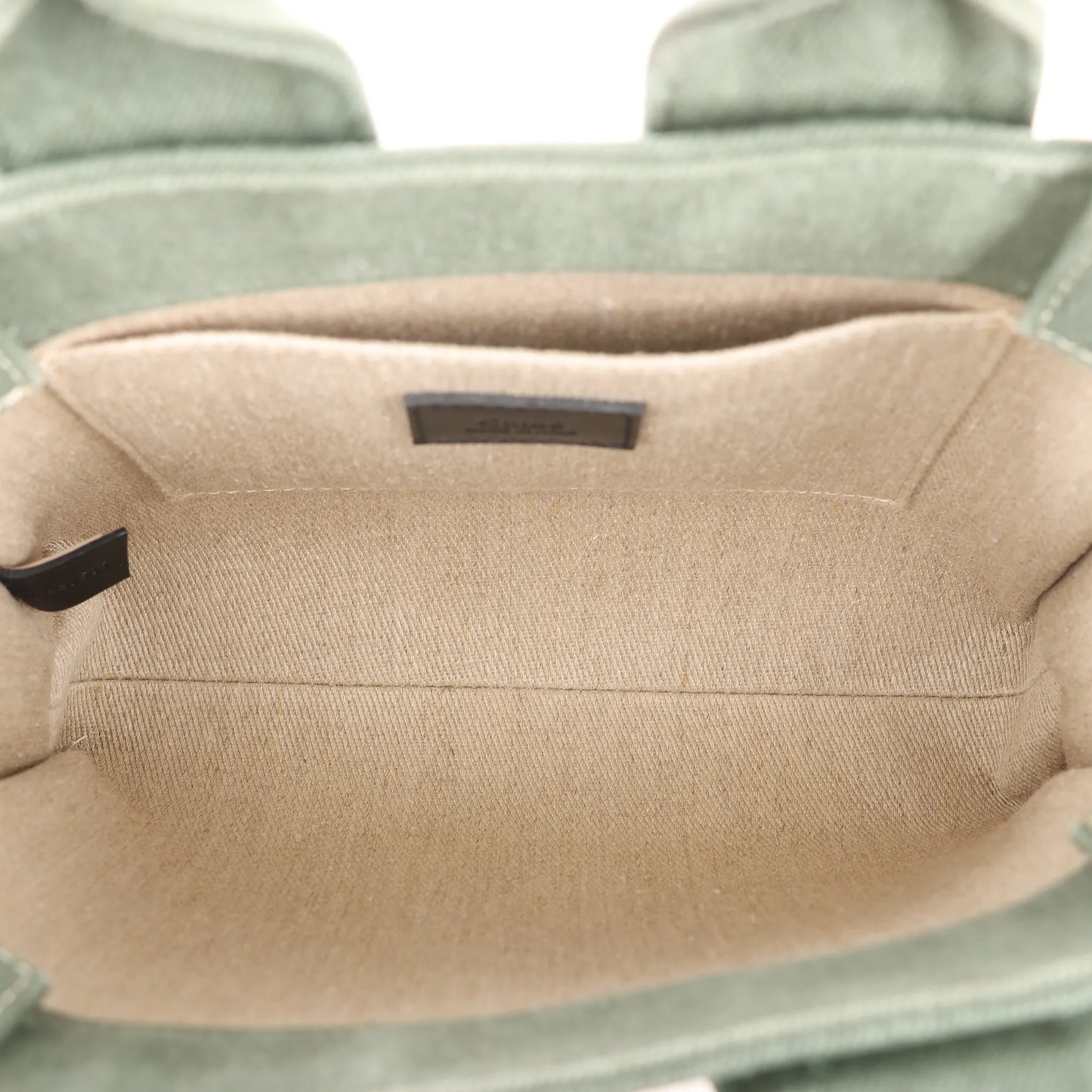 Chloé Woody Small Canvas 2Way Handbag in Green