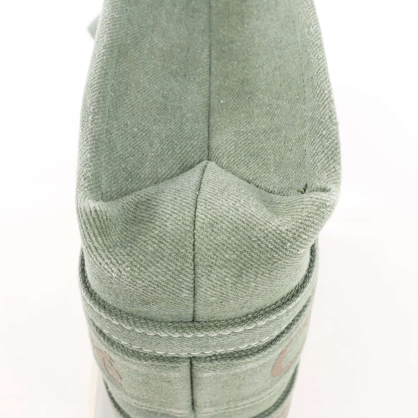 Chloé Woody Small Canvas 2Way Handbag in Green