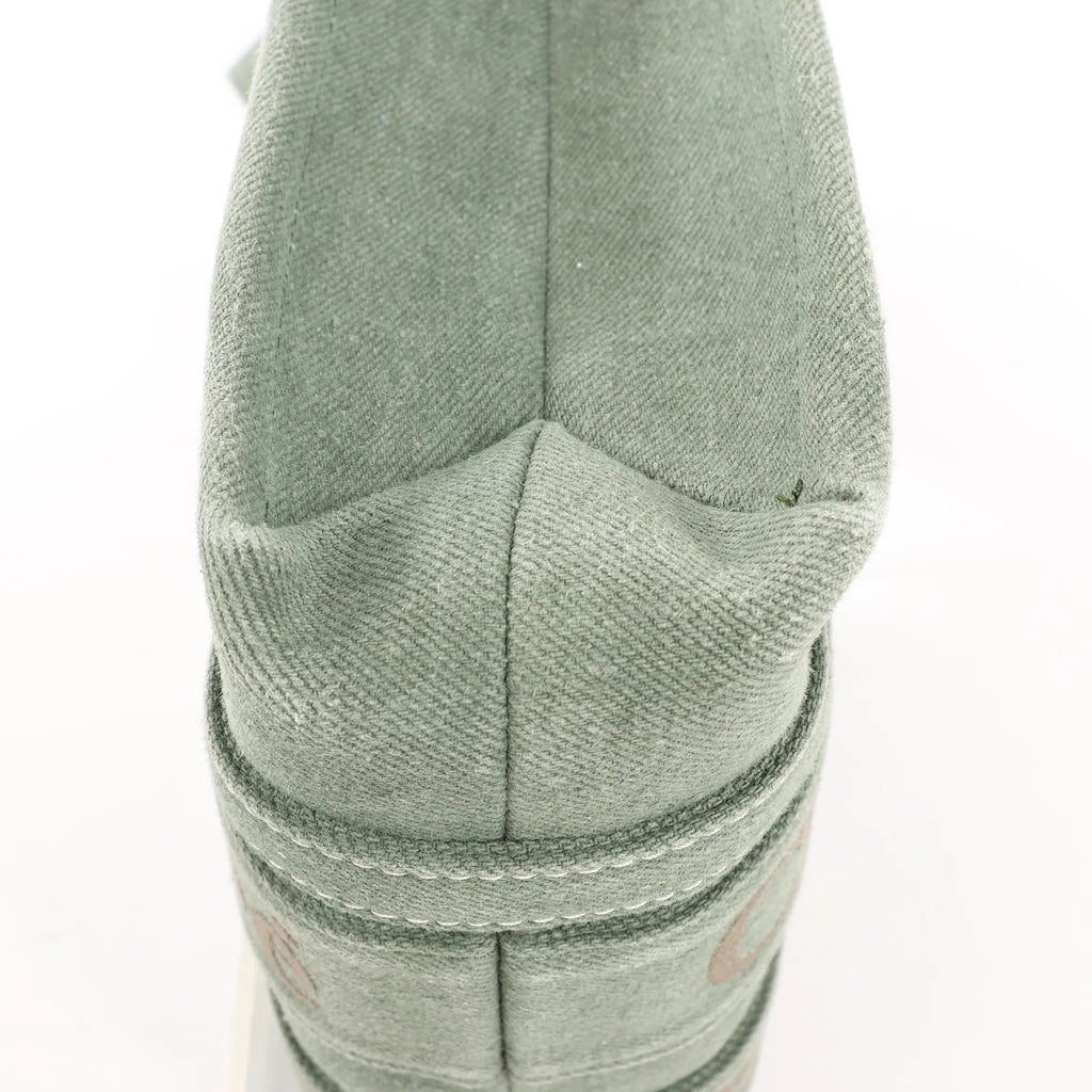 Chloé Woody Small Canvas 2Way Handbag in Green