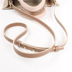 Chloé Woody Small Canvas & Leather 2Way Handbag in Beige