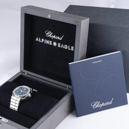 Chopard Alpine Eagle XL Chrono 298609-3001 SS AT Blue-Face Watch