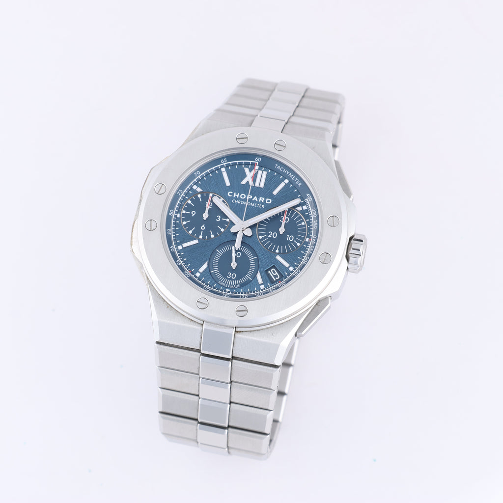 Chopard Alpine Eagle XL Chrono 298609-3001 SS AT Blue-Face Watch