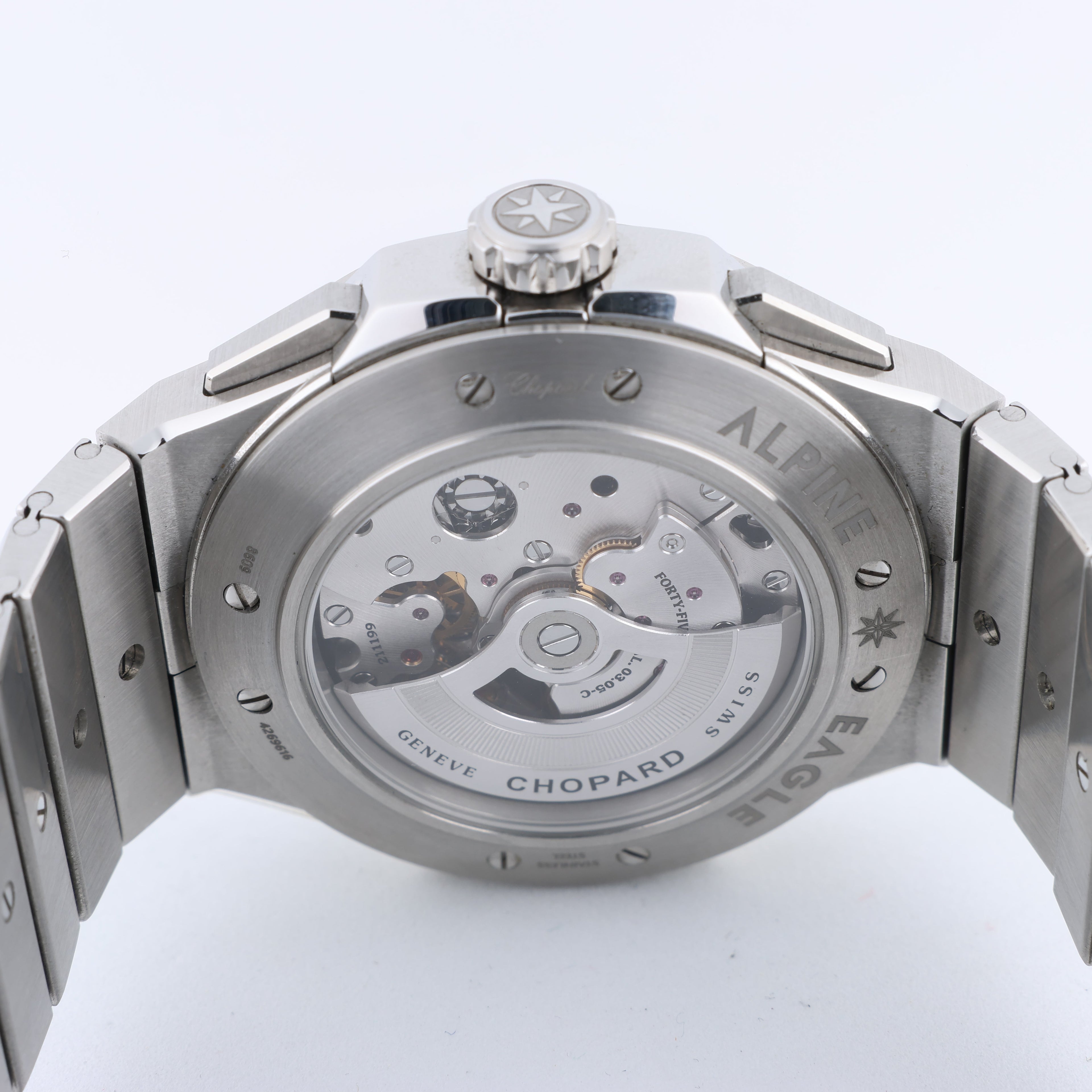 Chopard Alpine Eagle XL Chrono 298609-3001 SS AT Blue-Face Watch