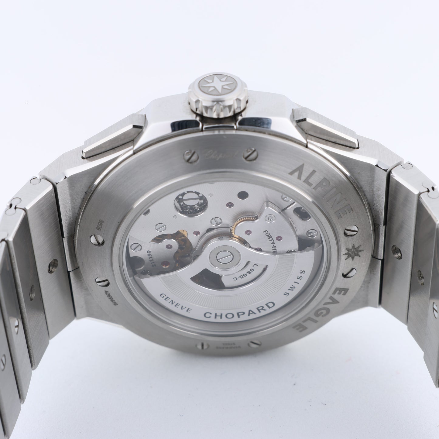 Chopard Alpine Eagle XL Chrono 298609-3001 SS AT Blue-Face Watch