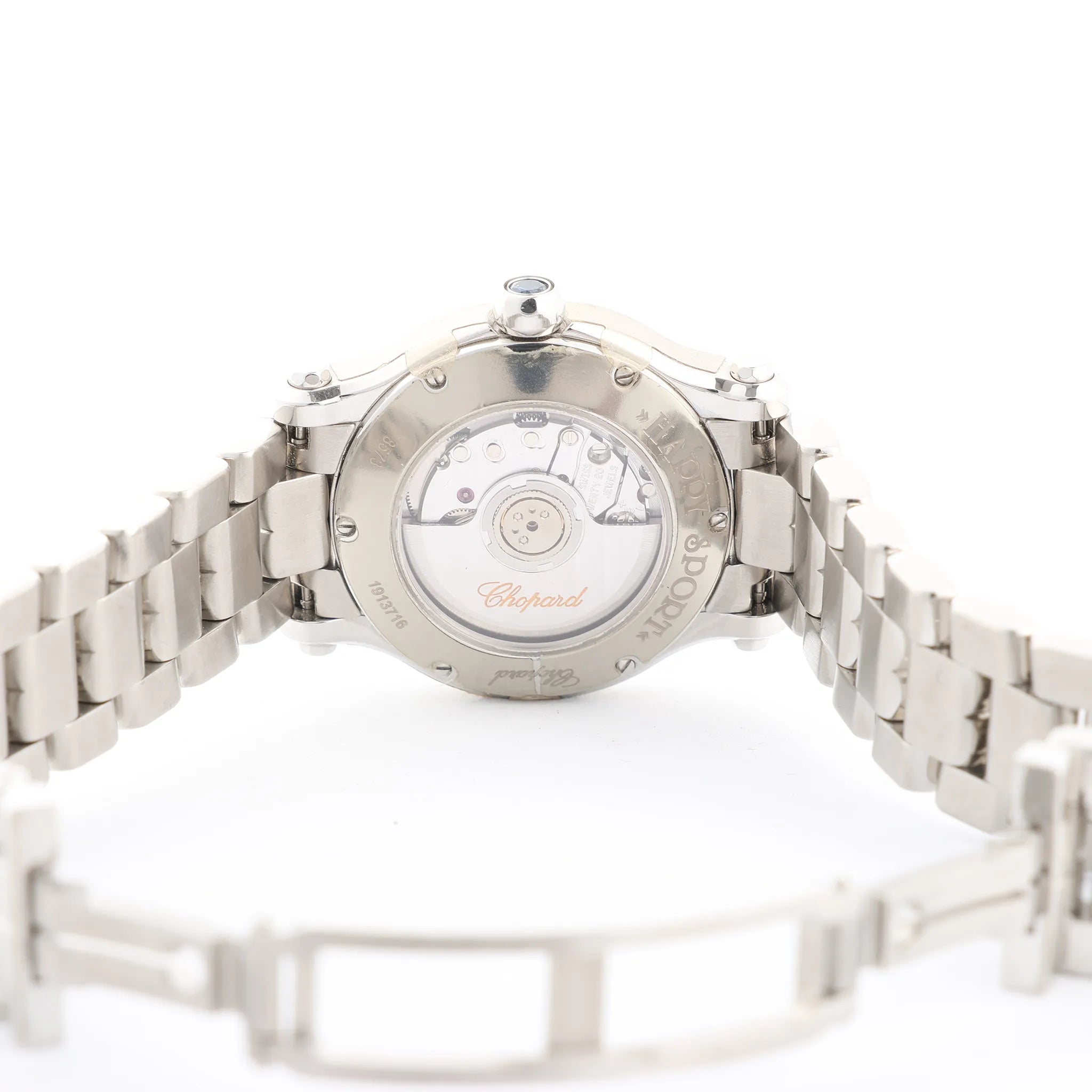 Chopard Happy Sport 278573-3004 1913716 SS AT Watch with White Dial