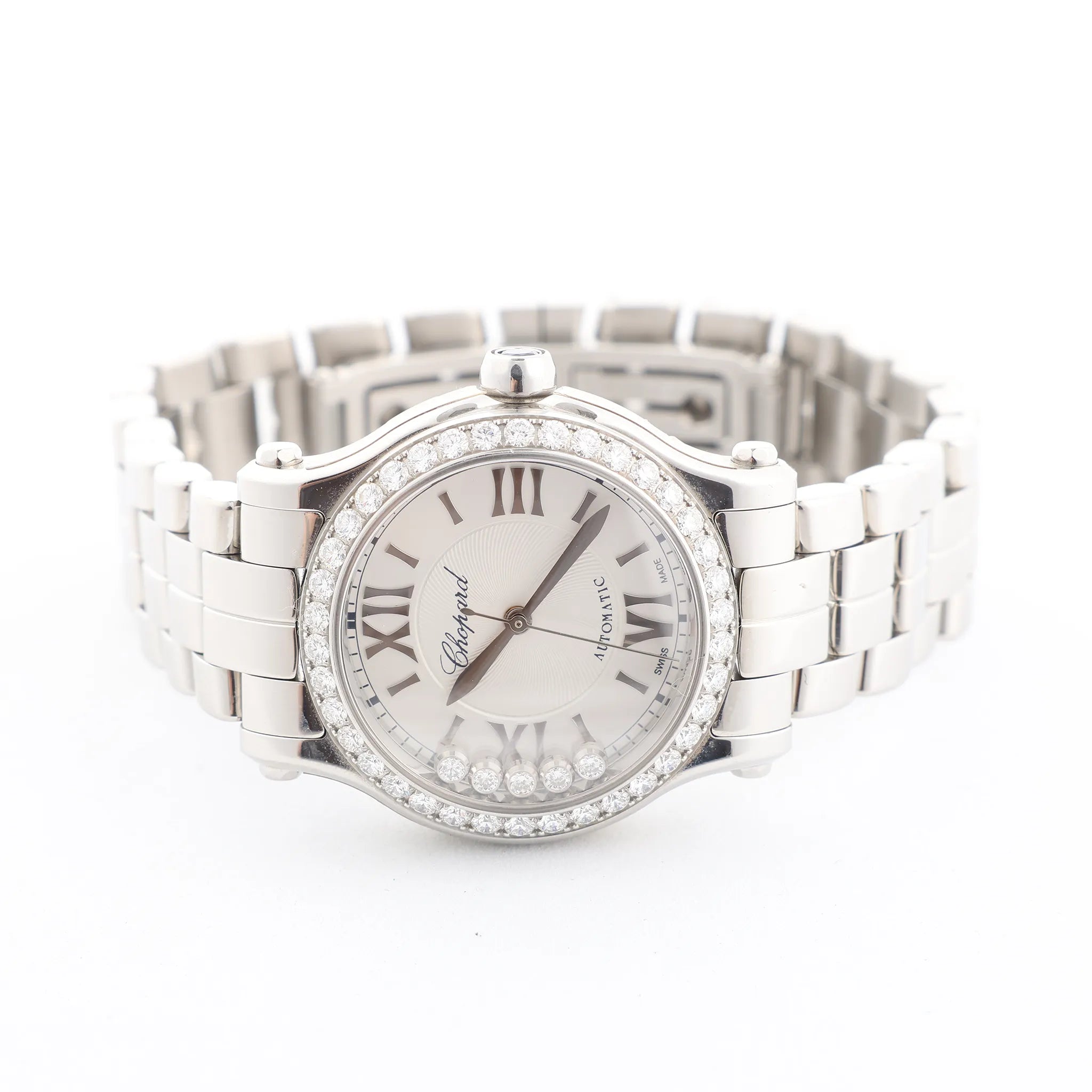 Chopard Happy Sport 278573-3004 1913716 SS AT Watch with White Dial