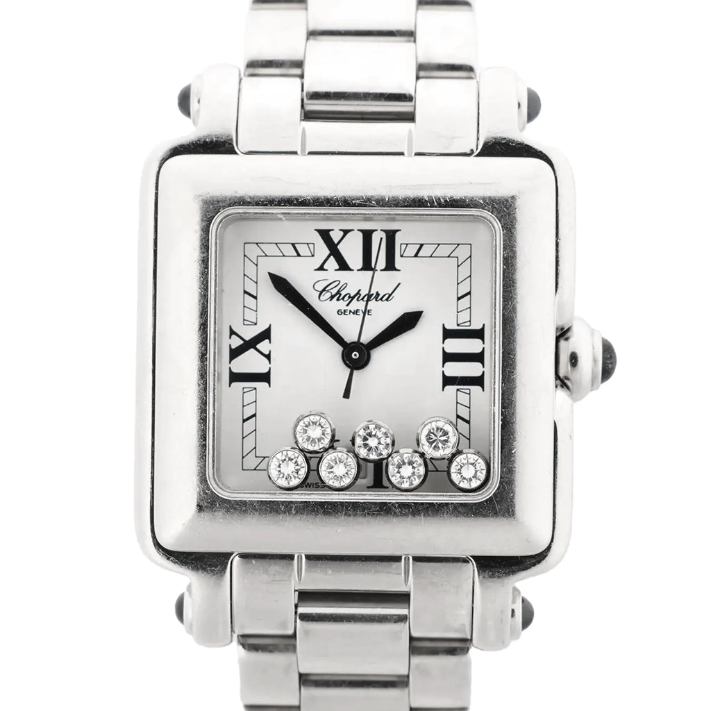 Chopard Happy Sport 27/8349-23 663234 8325 SS QZ Watch with White Dial