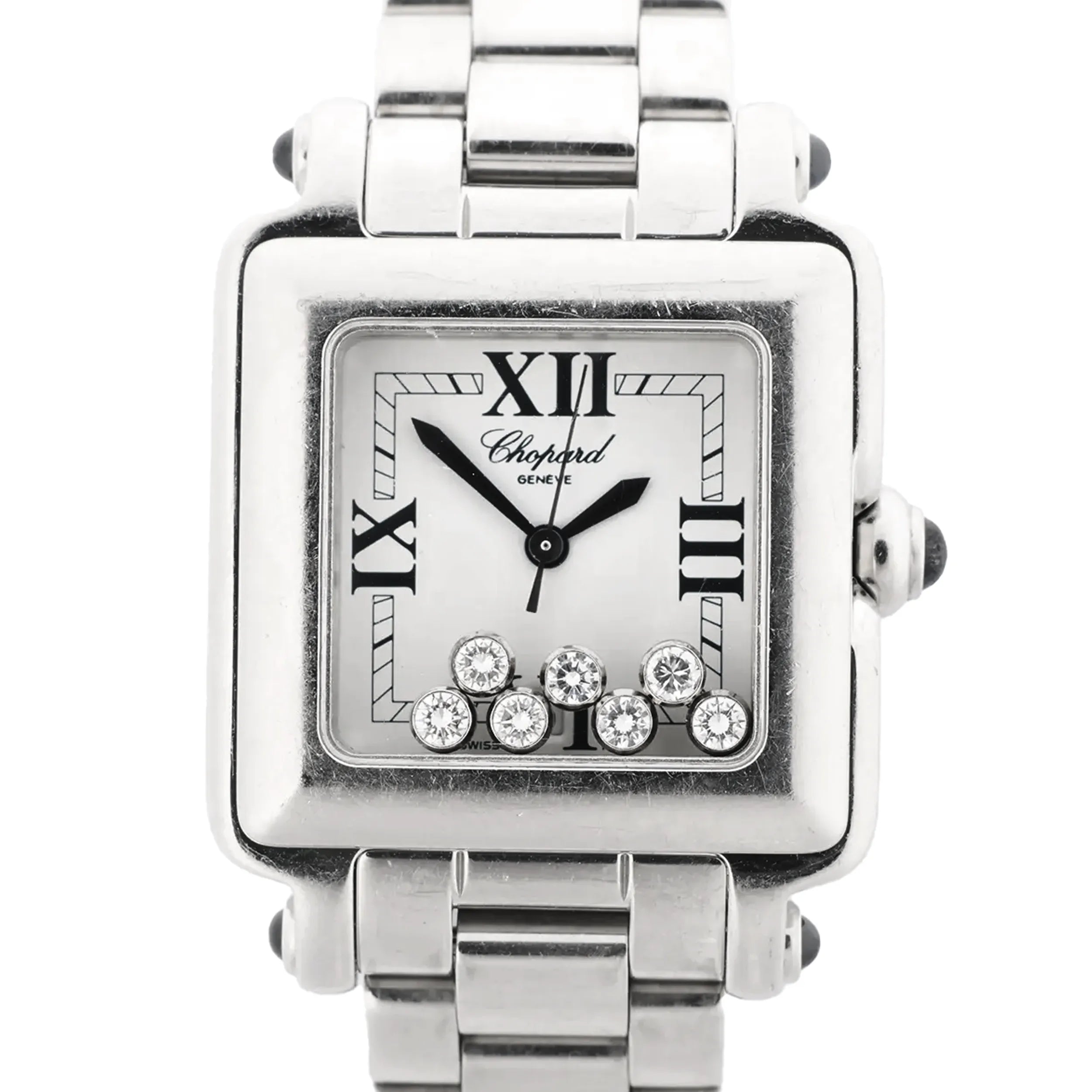 Chopard Happy Sport 27/8349-23 663234 8325 SS QZ Watch with White Dial
