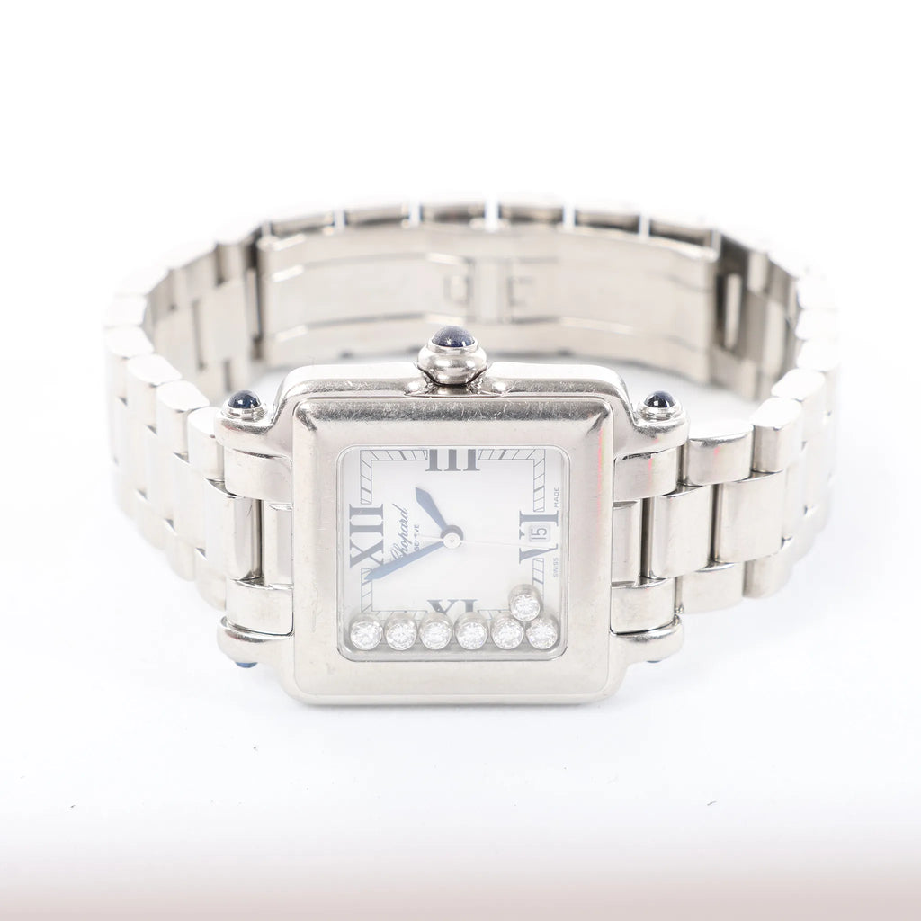 Chopard Happy Sport 27/8349-23 663234 8325 SS QZ Watch with White Dial