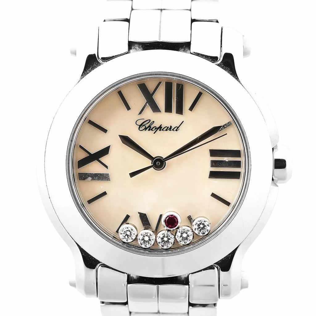 Chopard Happy Sport 278509-3006 1443303 SS QZ Shell-Face Watch