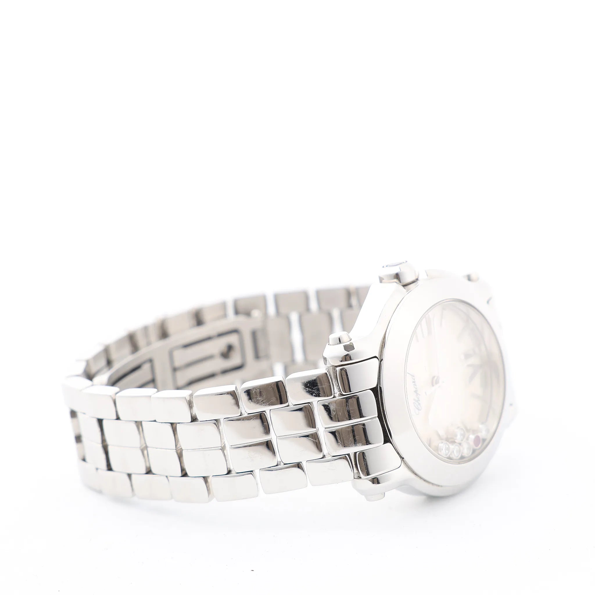 Chopard Happy Sport 278509-3006 1443303 SS QZ Shell-Face Watch
