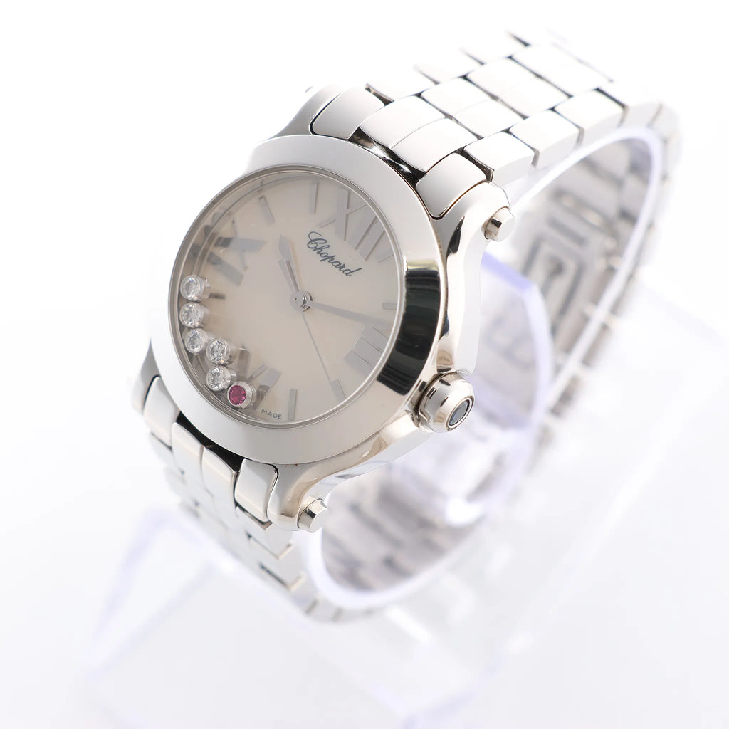 Chopard Happy Sport 278509-3006 1443303 SS QZ Shell-Face Watch
