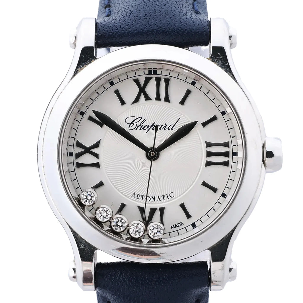 Chopard Happy Sport 278573-3001 1929925 SS AT Watch with Silver Dial