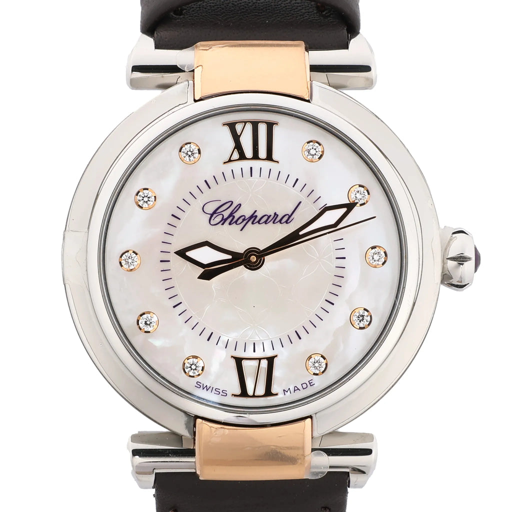 Chopard Imperiale 388563-6013 4064715 SS AT Watch with White Shell Dial