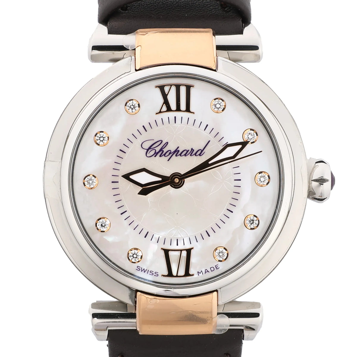 Chopard Imperiale 388563-6013 4064715 SS AT Watch with White Shell Dial