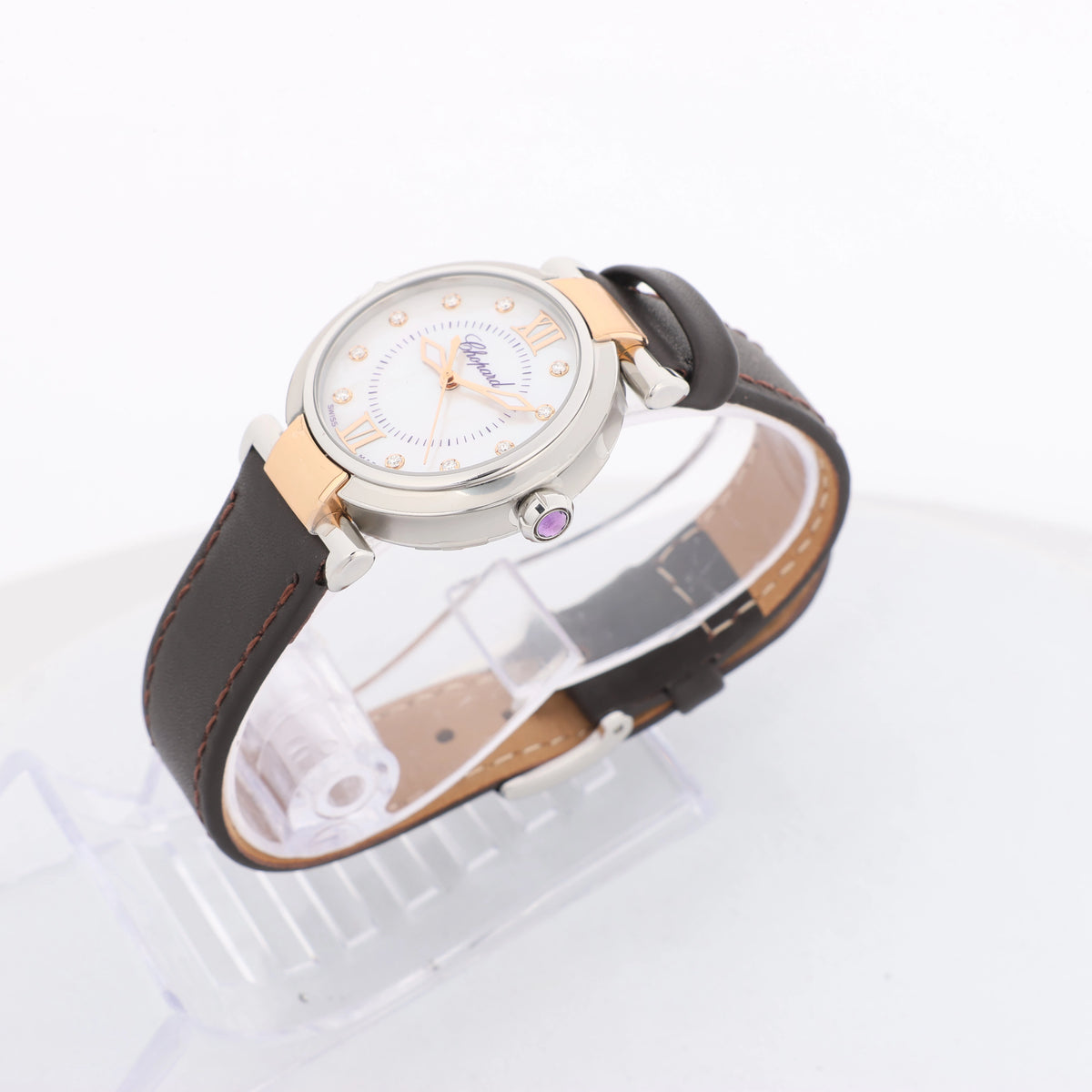 Chopard Imperiale 388563-6013 4064715 SS AT Watch with White Shell Dial