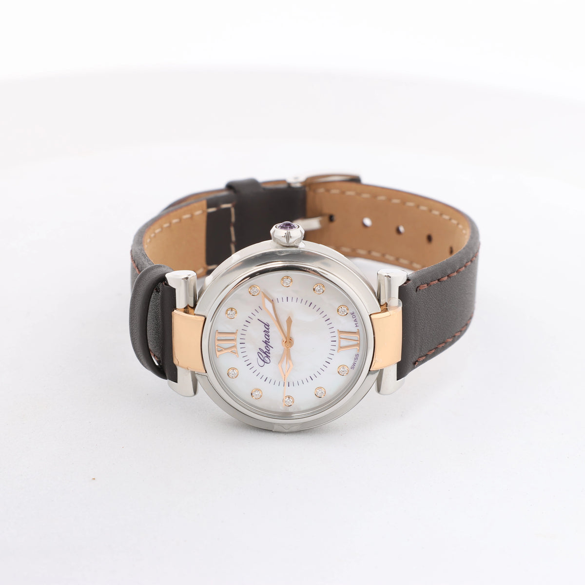 Chopard Imperiale 388563-6013 4064715 SS AT Watch with White Shell Dial