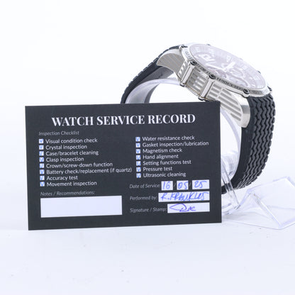 Chopard Mille Miglia 8523 1636351 SS & Rubber AT Black Dial Watch