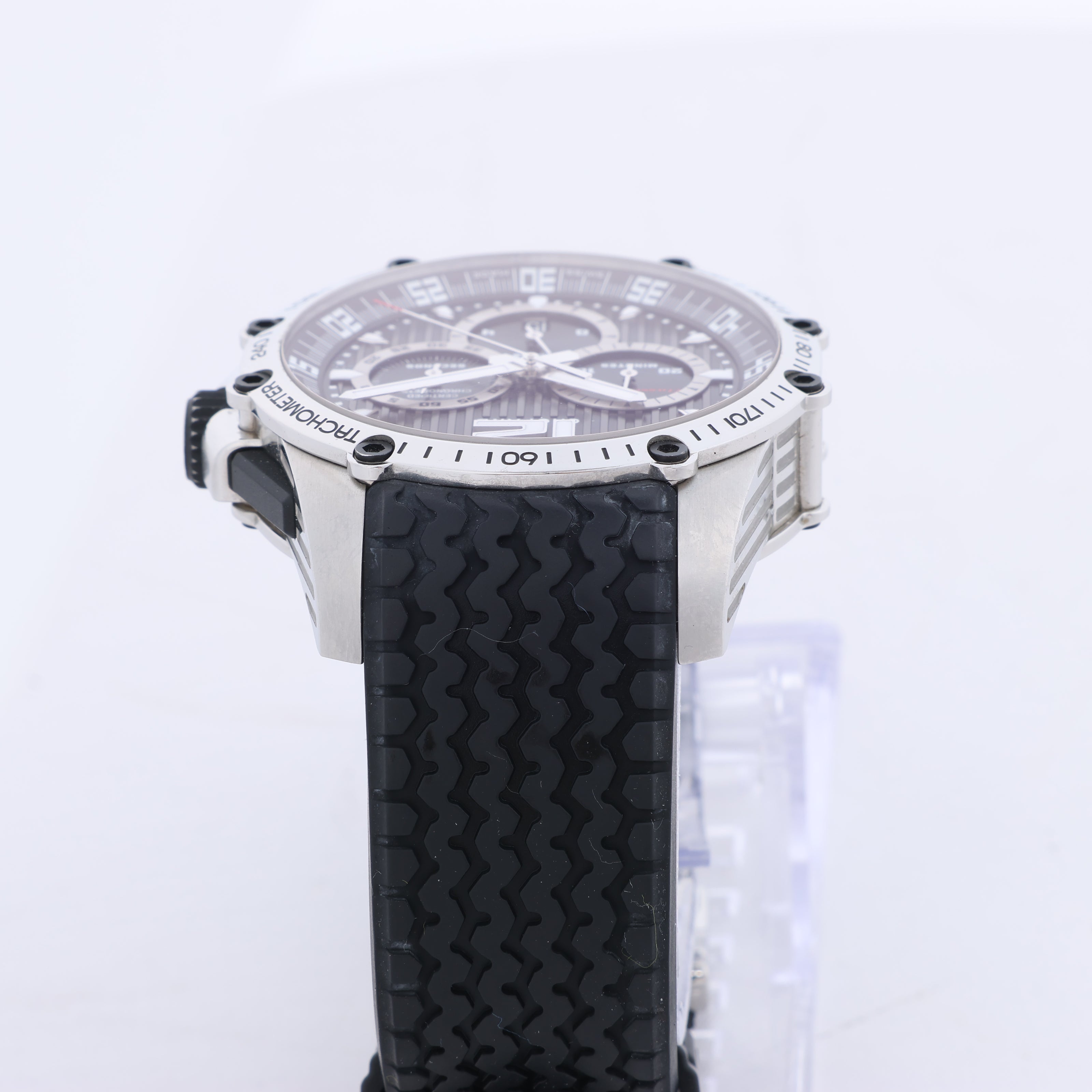 Chopard Mille Miglia 8523 1636351 SS & Rubber AT Black Dial Watch