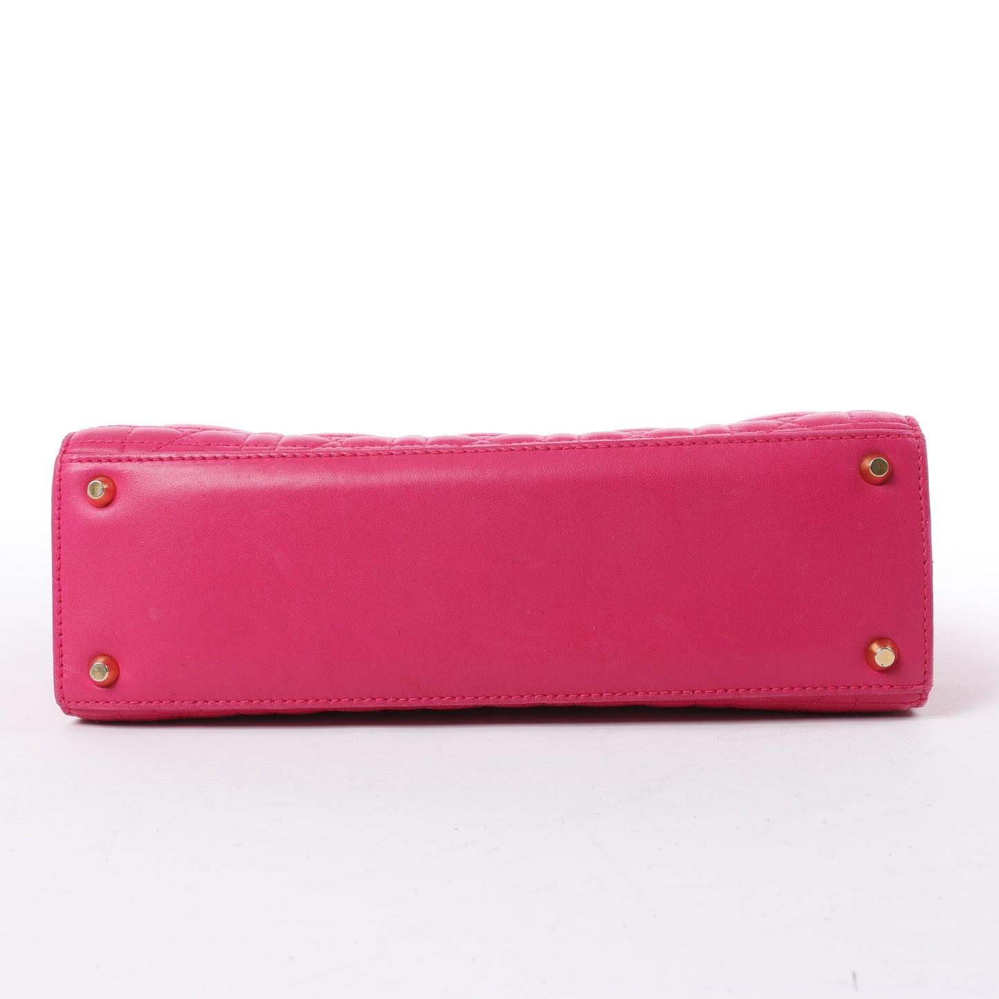 Sac bandoulière en cuir Cannage vintage Dior rose