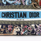 Dior Lady D-Lite Canvas D-Constellation Embroidered Medium 2Way Handbag in Multicolor