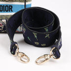 Dior Lady D-Lite Canvas D-Constellation Embroidered Medium 2Way Handbag in Multicolor
