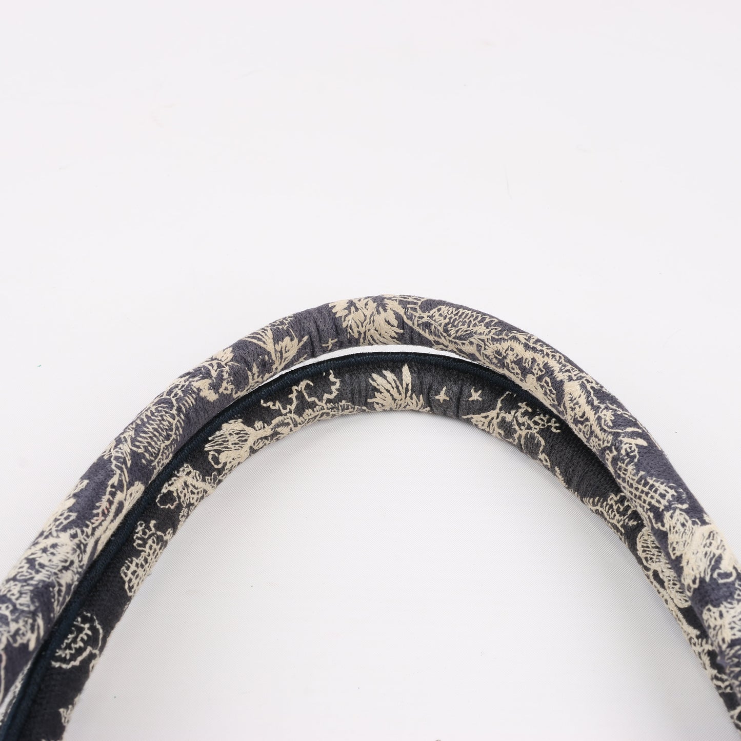 Dior Toile Doo JUY Embroidery Book Large Canvas Tote Bag in Navy Blue