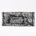 Dior Toile Doo JUY Embroidery Book Large Canvas Tote Bag in Navy Blue