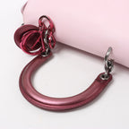 Bolso de mano mediano de dos vías de piel Cannage de Christian Dior en color camello